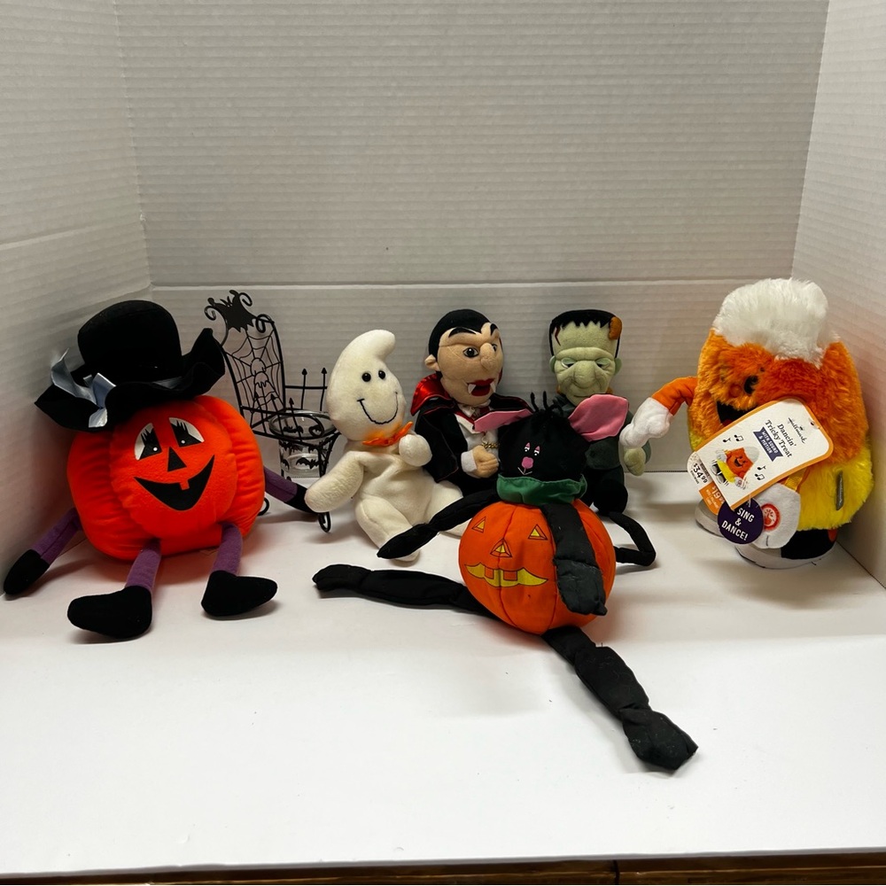 Halloween Vintage Plush Toy Lot